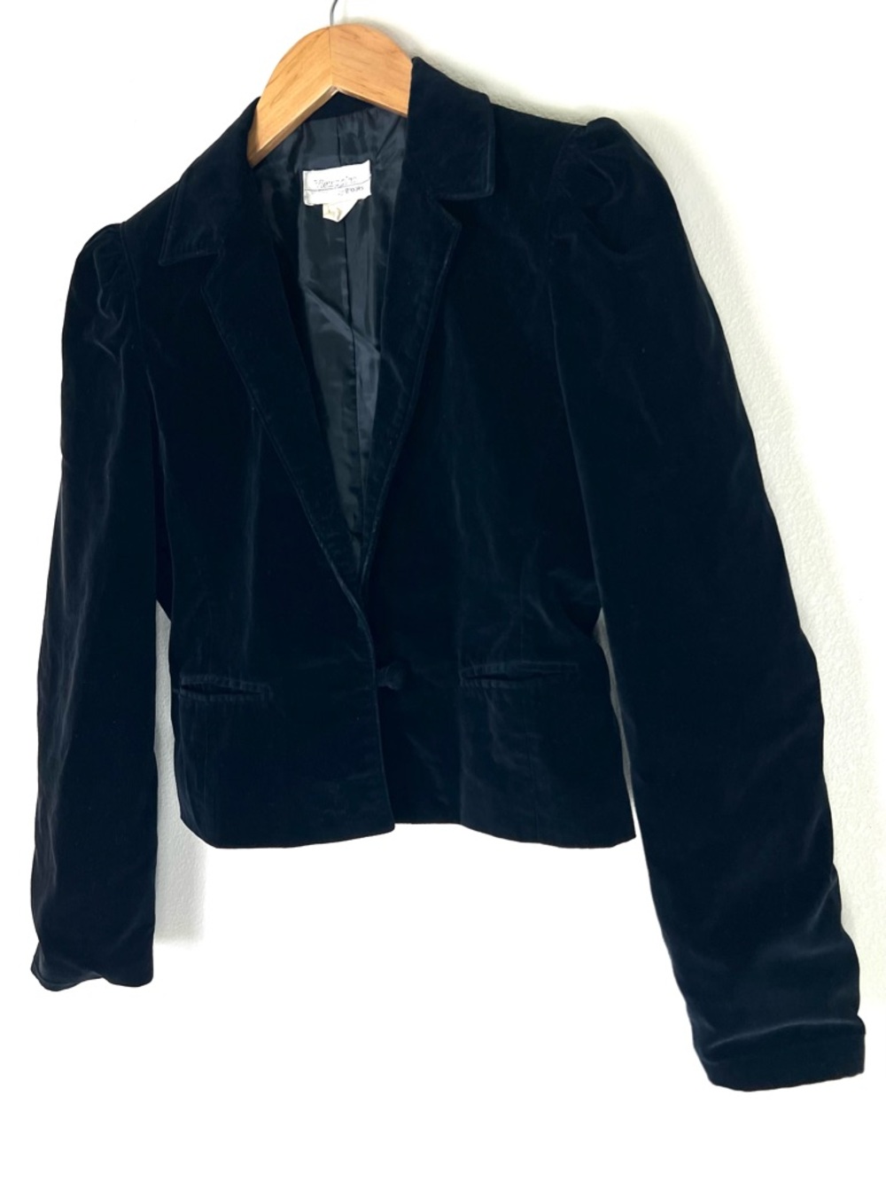 Vintage Viewpoint by Brooks Velvet Riding Jacket, Cropped Button Pockets Small - Picture 2 of 7